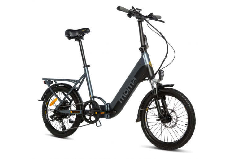 Moma Bikes Vélo Electrique de Ville Pliant E20Pro Aluminium SHIMANO 7V Bat. Ion Lithium 48V 13Ah