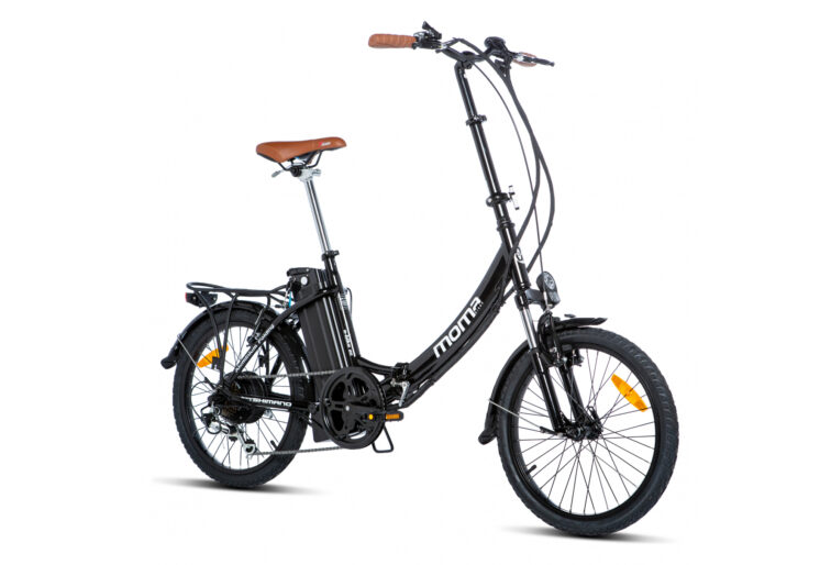 Vélo Pliant Electrique Moma Bikes E-20.2 Shimano 7v Noir